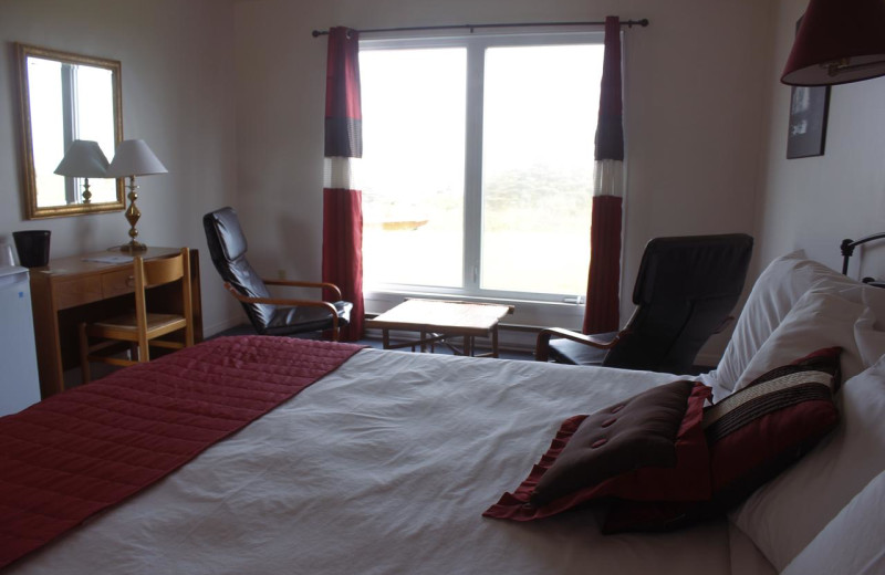 Guest room at Brier Island Lodge and Resort.