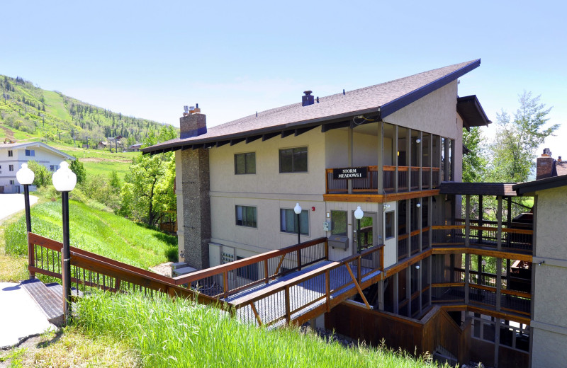 Rental exterior at Steamboat Lodging Properties.