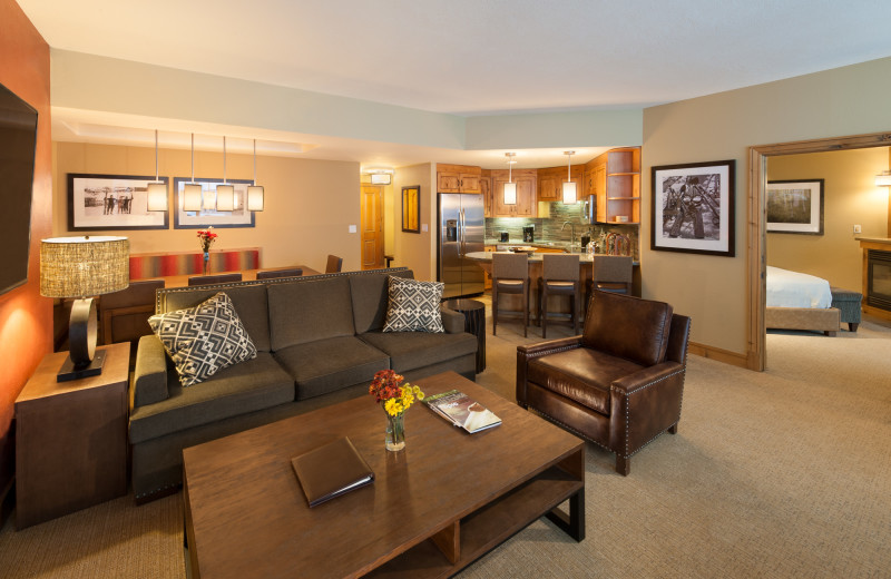 Guest living room at Grand Summit.