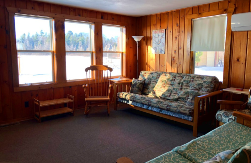 Rental living room at Northwoods Property Management.