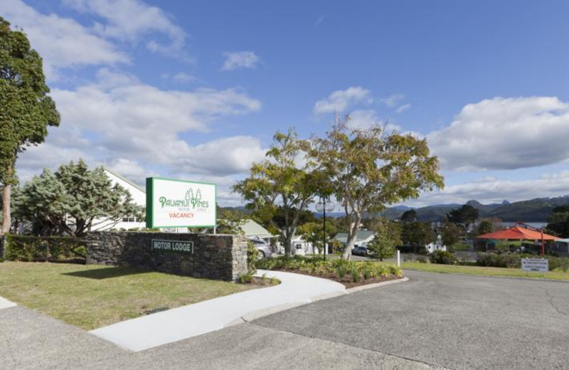 Exterior view of Pauanui Pines Motor Lodge.