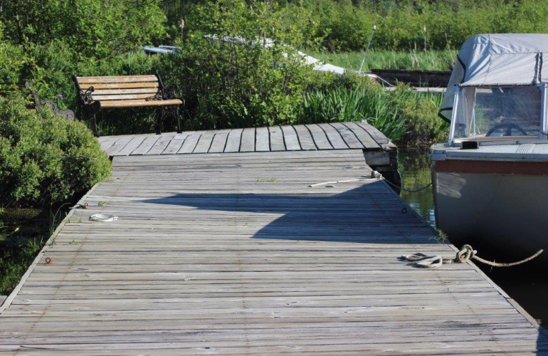 Dock view at North Country Inn.