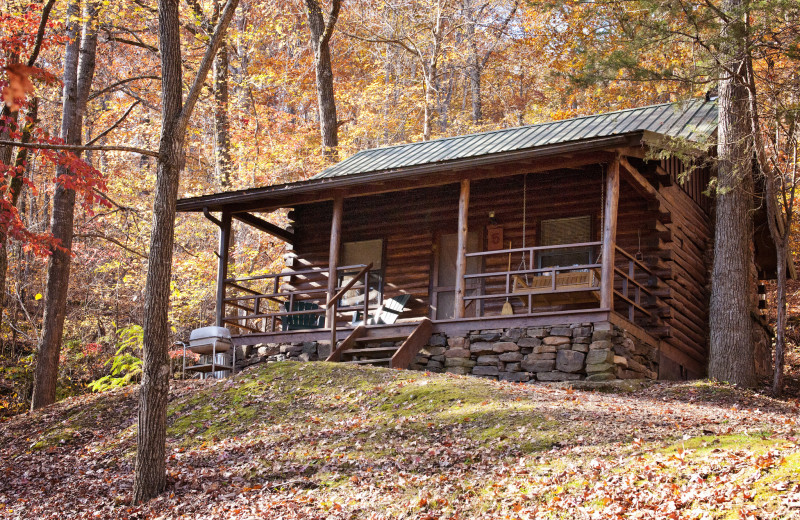 Cabin exterior at Buffalo Outdoor Center.