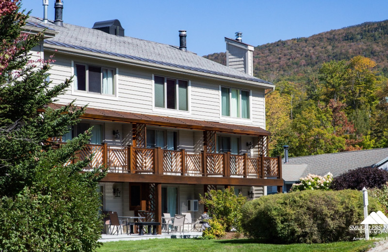 Exterior view of Smugglers' Notch Resort.