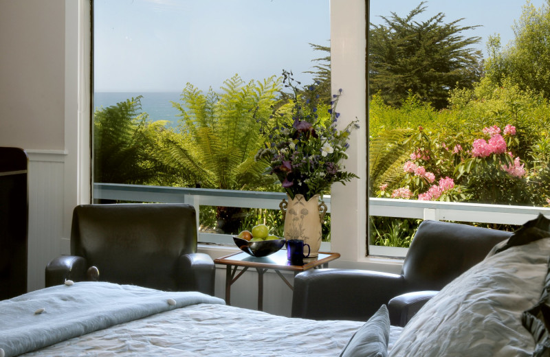 Guest room at Agate Cove Inn.