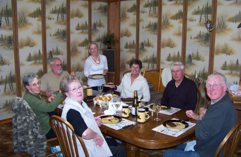 Family Dining at Canada North Lodge