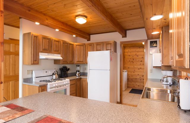 Full Kitchen and Laundry Room at Taylor-Made Deep Creek Vacations - Oak View Ridge