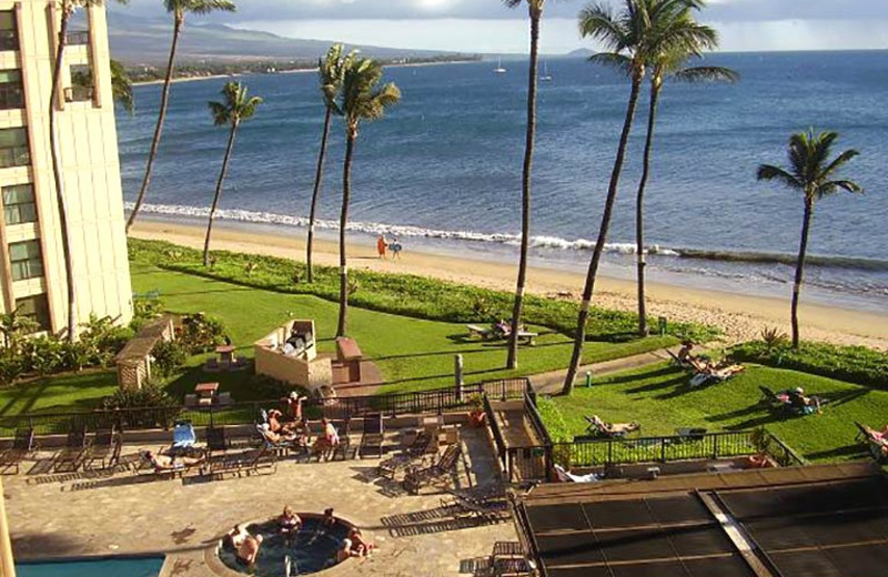 Exterior view of Sugar Beach Resort.