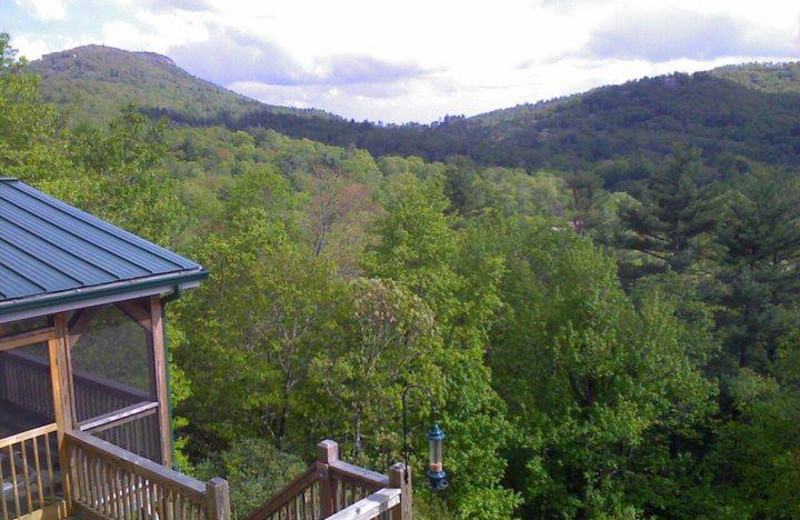 Mountain view at Chambers Realty & Vacation Rentals.