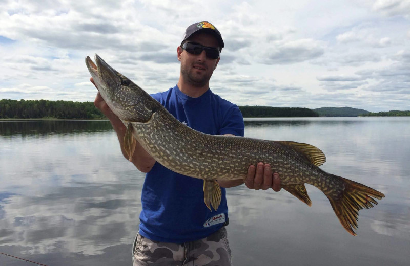 Fishing at Elk Lake Wilderness Resort.