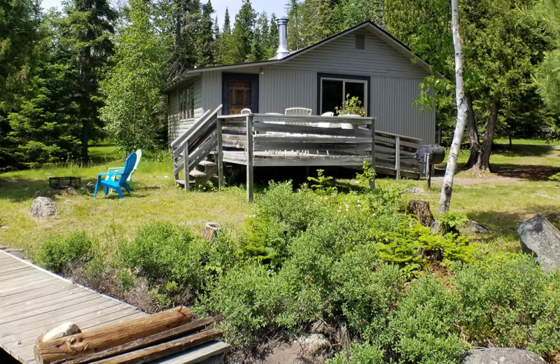 Cabin exterior at Nor'Wester Lodge 