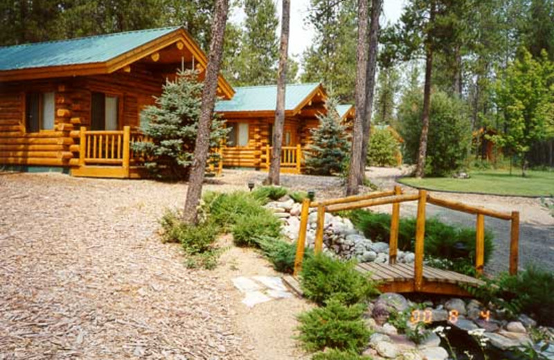 Chalet exterior at Silverwolf Log Chalet Resort.