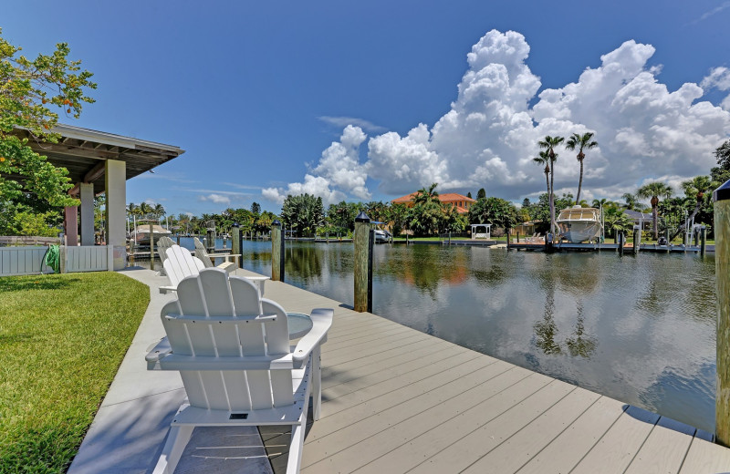 Rental deck at Island Real Estate.