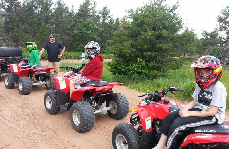 ATV at Schatzi's 4 Seasons Resort.