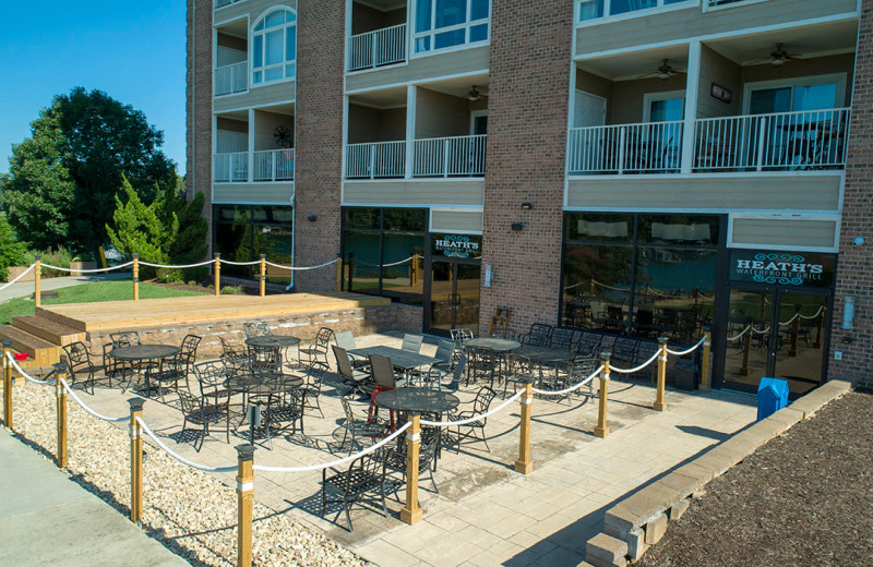 Patio at Mariners Landing.