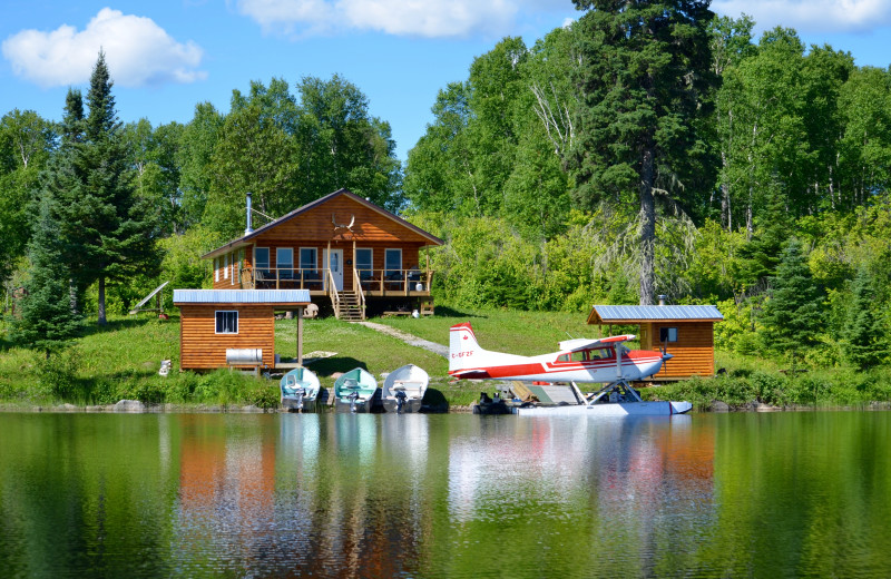 Cabin exterior at Wilderness Air.