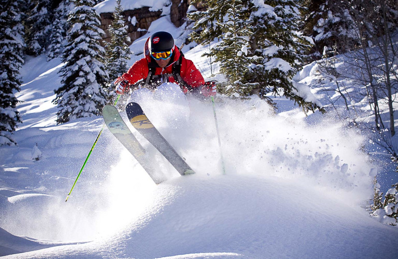 Skiing at Manor Vail Lodge.