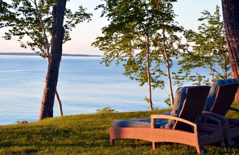 Relaxing at The Inn at Ocean's Edge.