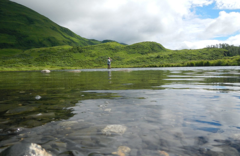 Fishing at Zachar Bay Lodge.