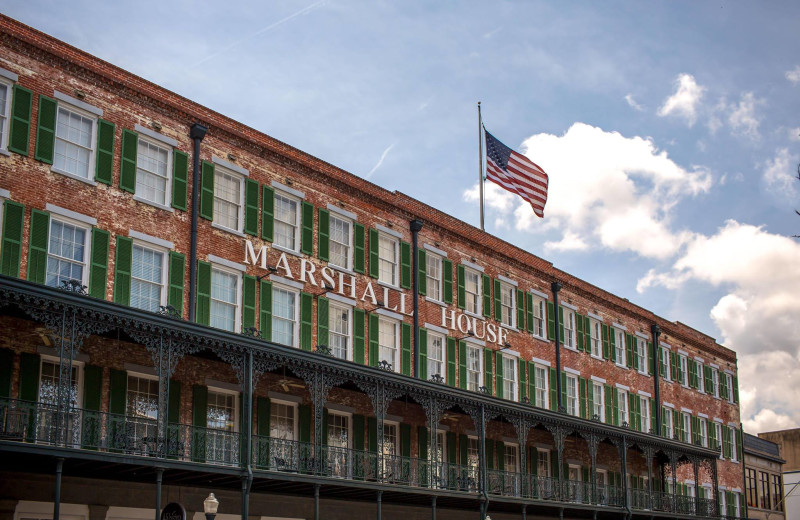 Exterior view of The Marshall House.