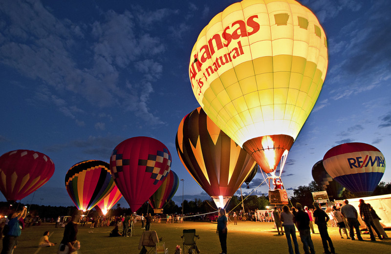 Hot air balloon rides at Buffalo Outdoor Center.