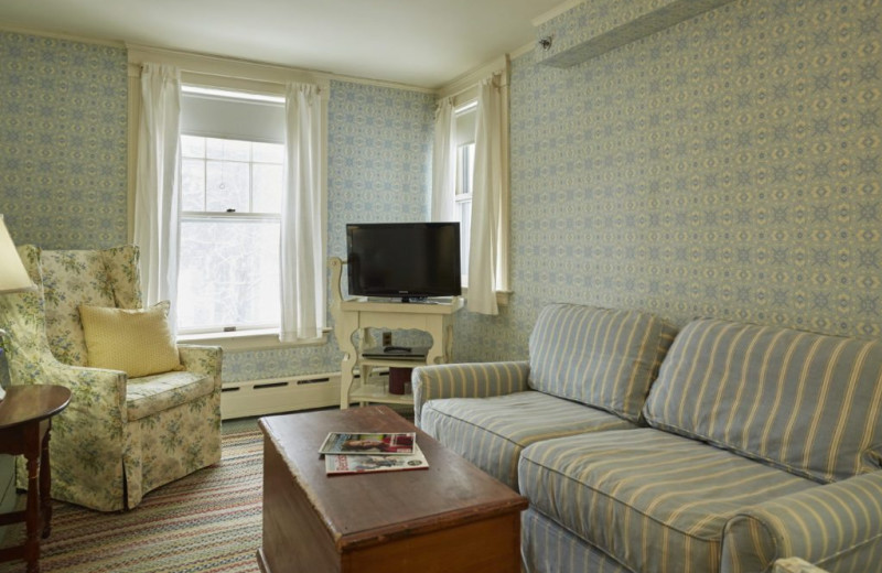 Guest room at Red Lion Inn.