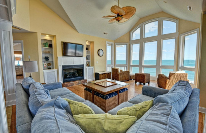 Rental living room at Treasure Realty.