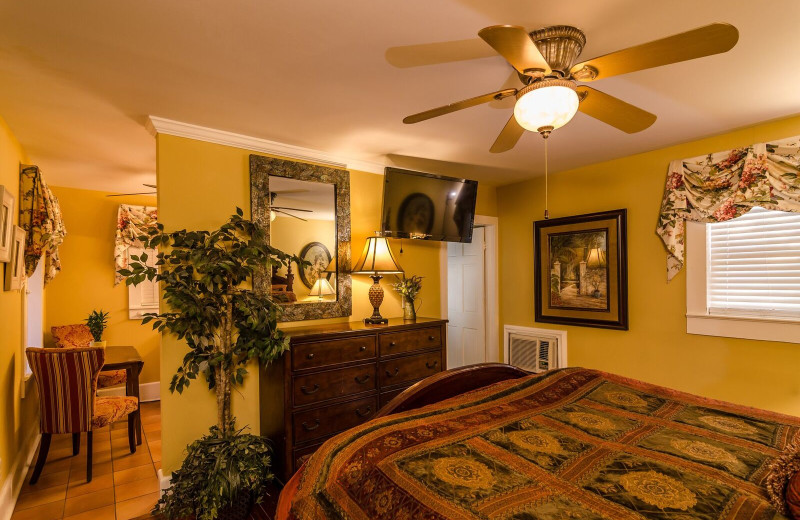 Guest room at Casablanca Inn.