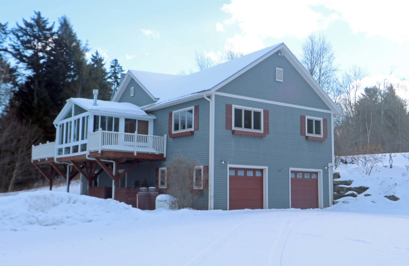 Rental exterior at Stowe Country Homes.