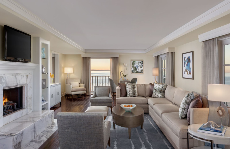 Guest room at The Ritz-Carlton, Laguna Niguel.