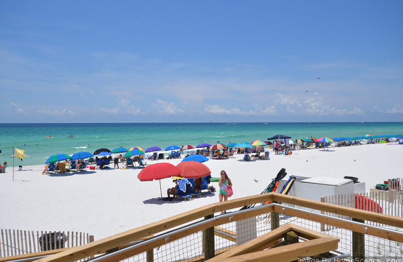 The beach at Sandpiper Cove.