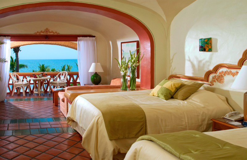 Guest room at Pueblo Bonito Mazatlán.