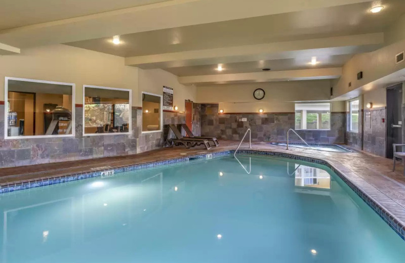 Indoor pool at Comfort Inn 