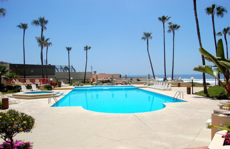 Oceana Del Mar Pool at  Rosarito Inn Condominiums