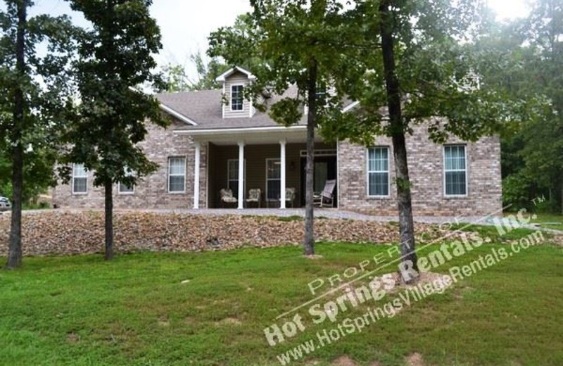 Rental exterior at Hot Springs Village Rentals.