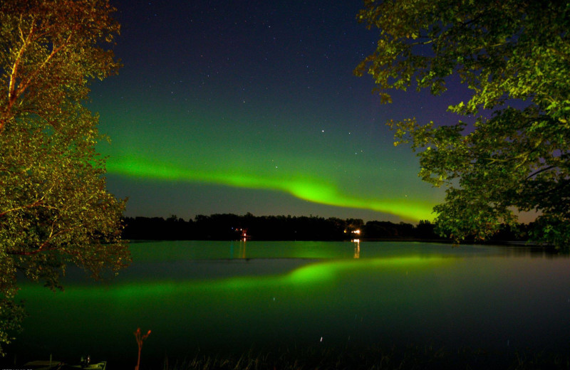 Aurora at Northern Lights Resort.