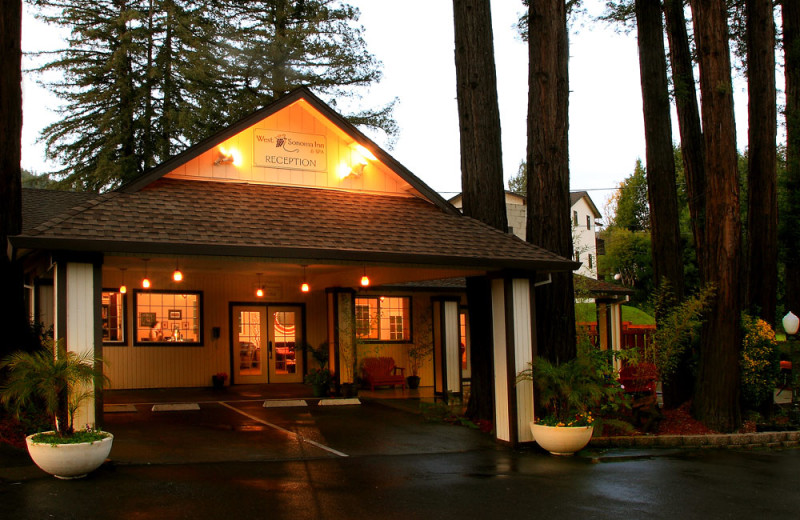 Exterior view of West Sonoma Inn and Spa.