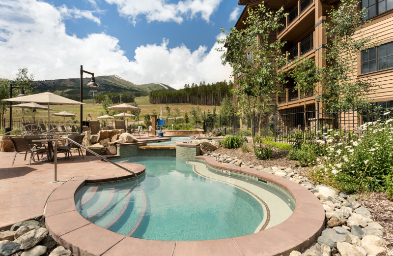 Outdoor pool at Grand Lodge on Peak 7.