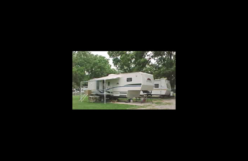 RV camping at Little Lodge on the Lake LBJ.