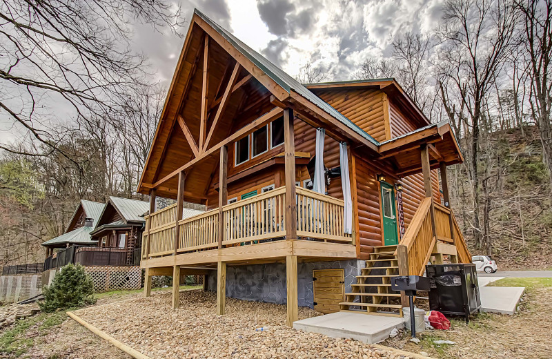 Rental exterior at Aunt Bug's Cabin Rentals, LLC.