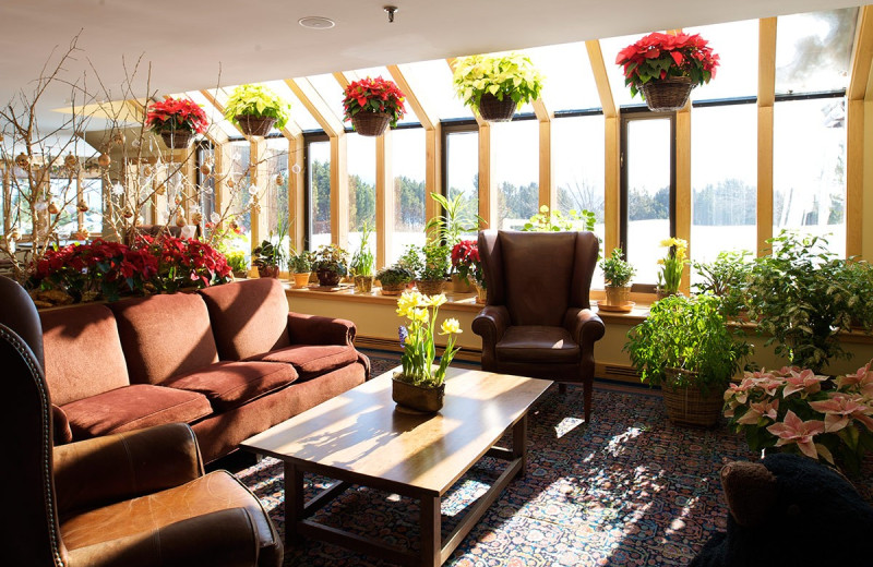 Lobby at Trapp Family Lodge.