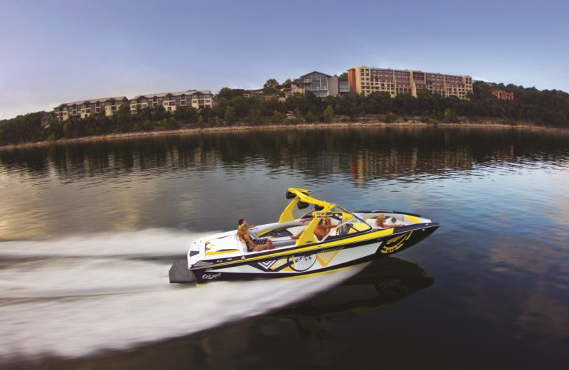 Boating at Lakeway Resort and Spa.