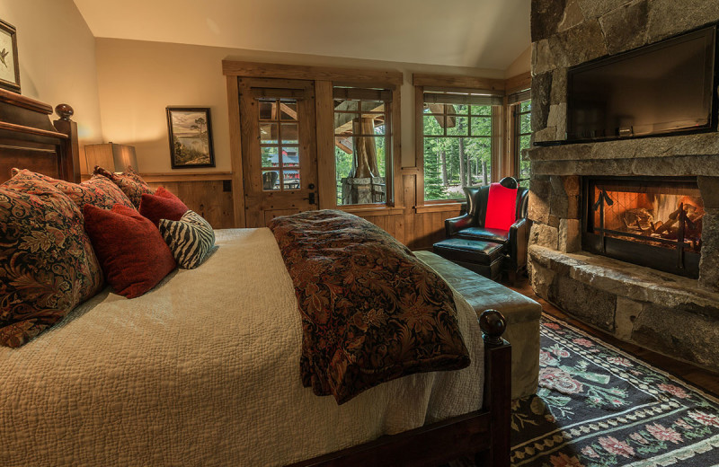 Rental bedroom at Tahoe Getaways.