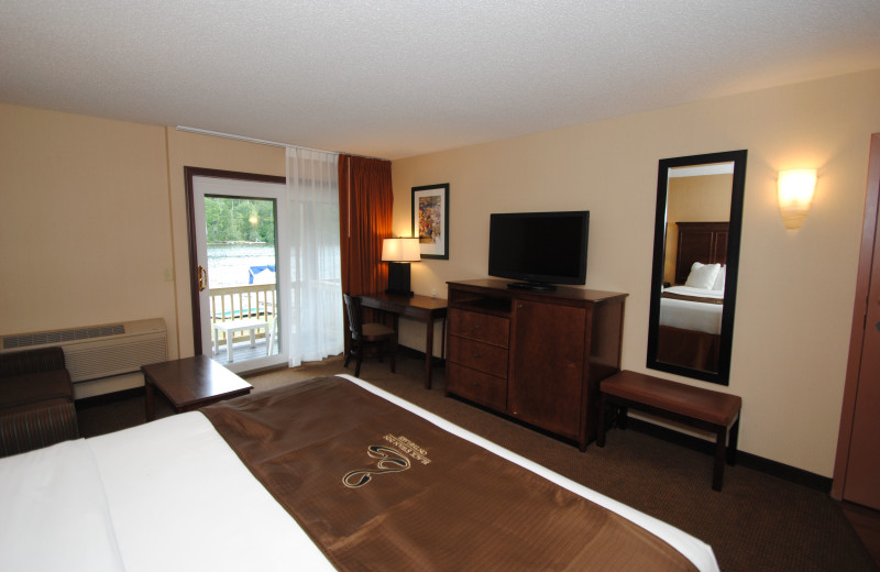 Guest room at Black Swan Inn.