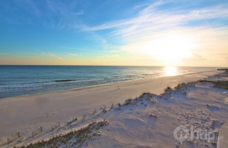 The beach at iTrip - Gulf Shores.