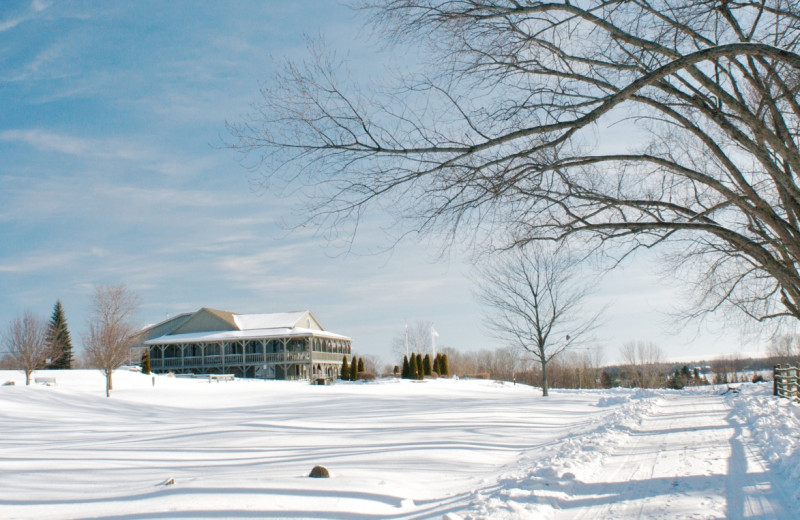 Snowshoeing at Eganridge Resort, Country Club & Spa.