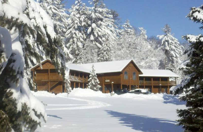 Winter at Northwoods Lodge.