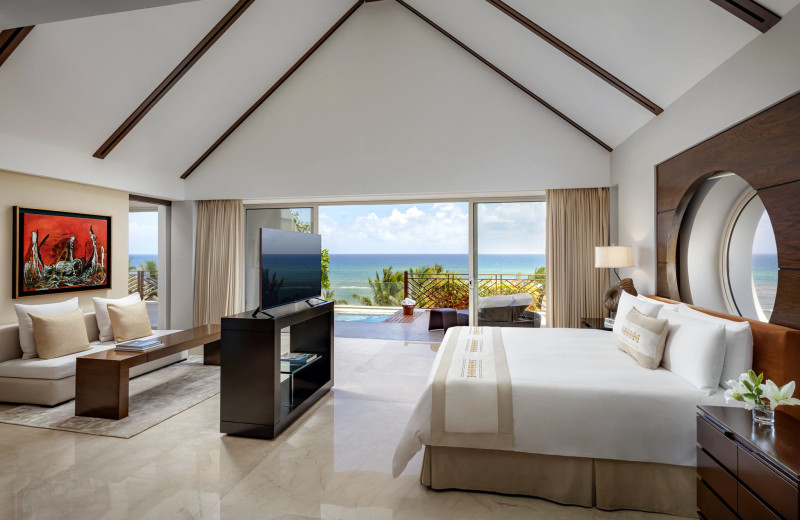 Guest room at Grand Velas Riviera Maya.