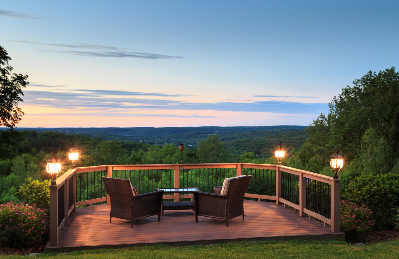 Patio at The French Manor Inn and Spa.