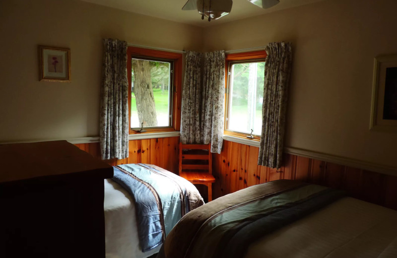 Guest room at The Baldwins Resort.